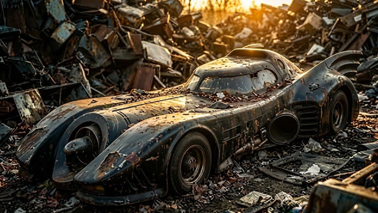 Forgotten in the Junkyard 1989 Batmobile SHOCKING Condition