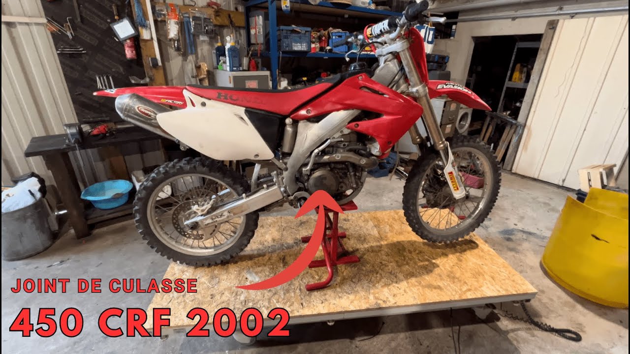 DEMONTAGE MOTEUR 450 CRF 2002