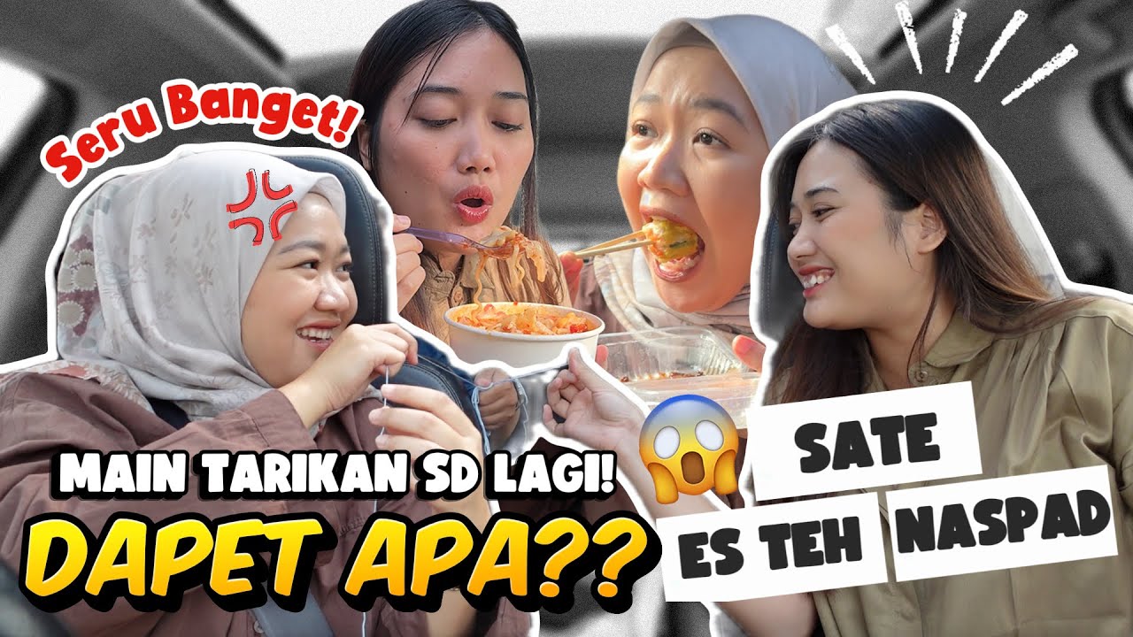 CHALLENGE PILIH MAKAN DAN MINUM PAKE TARIKAN SD!! HAPPY BANGET😍😍