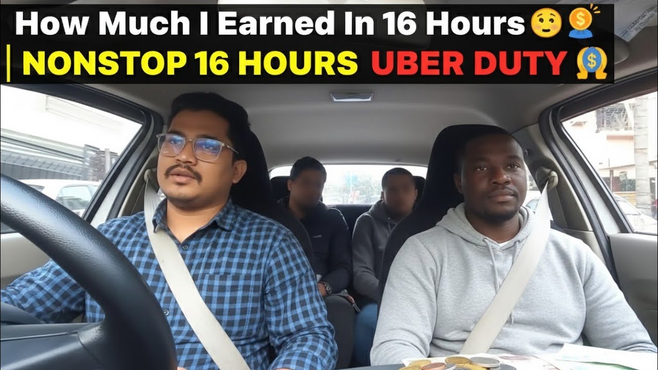 How Much i Earned In 16 Hours 🤗💰🚖😱| Nonstop 16 Hours Uber Duty 🥲