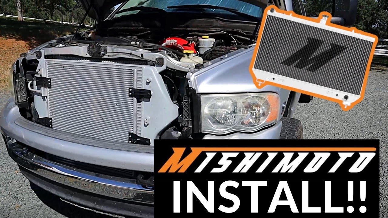 Mishimoto Radiator, Intercooler, and Trans Cooler Install on the Cummins!