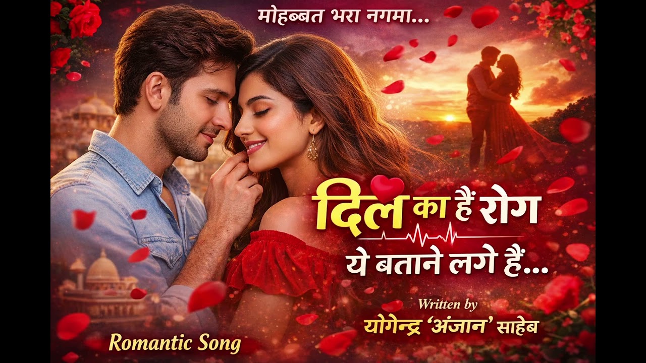 दिल का है रोग ये बताने लगे हैं |Romantic Hindi Song| Yogendra 'Anjaan'
