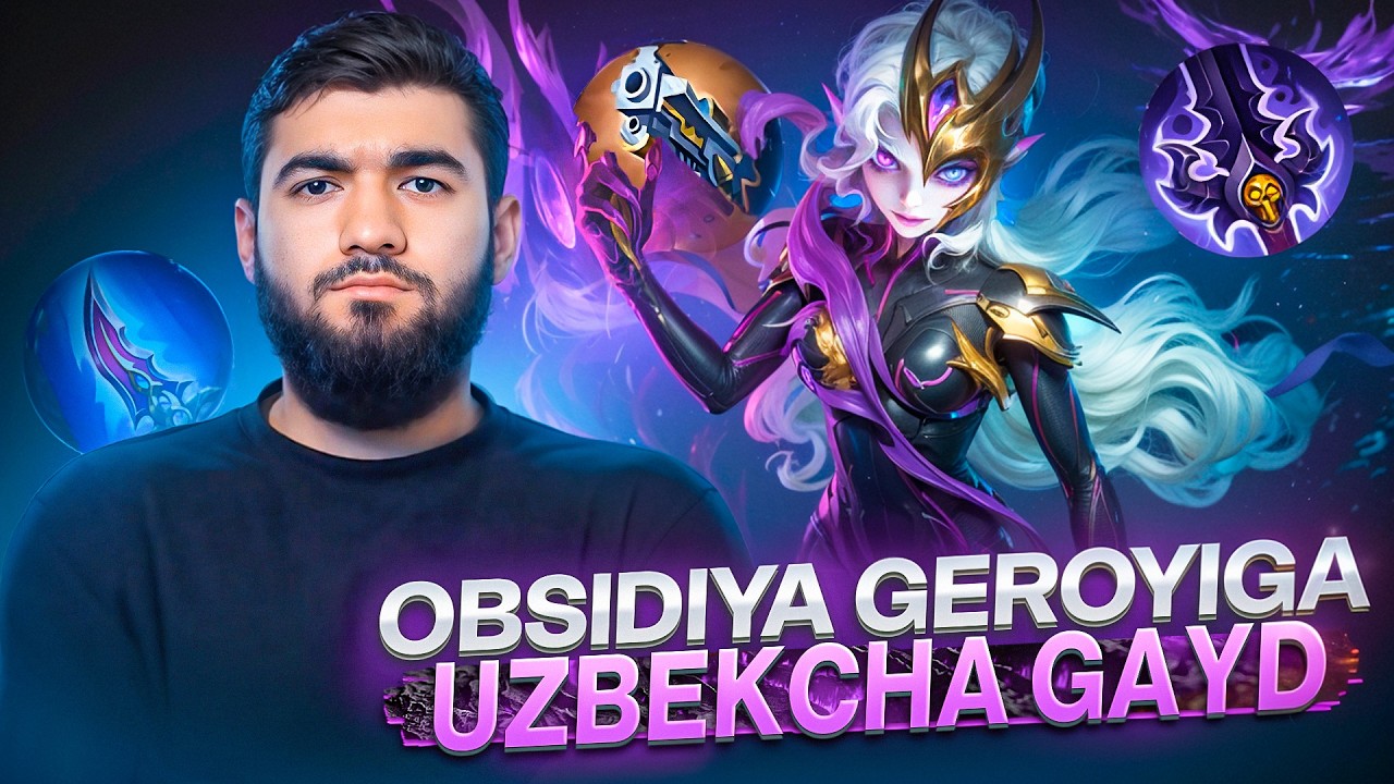 ASSASINLAR QOTILI BO'LGAN🥷🏿😱 OBSIDIYA QAHRAMONIGA UZBEKCHA GAYD🎮 I MOBILE LEGENDS BANG BANG