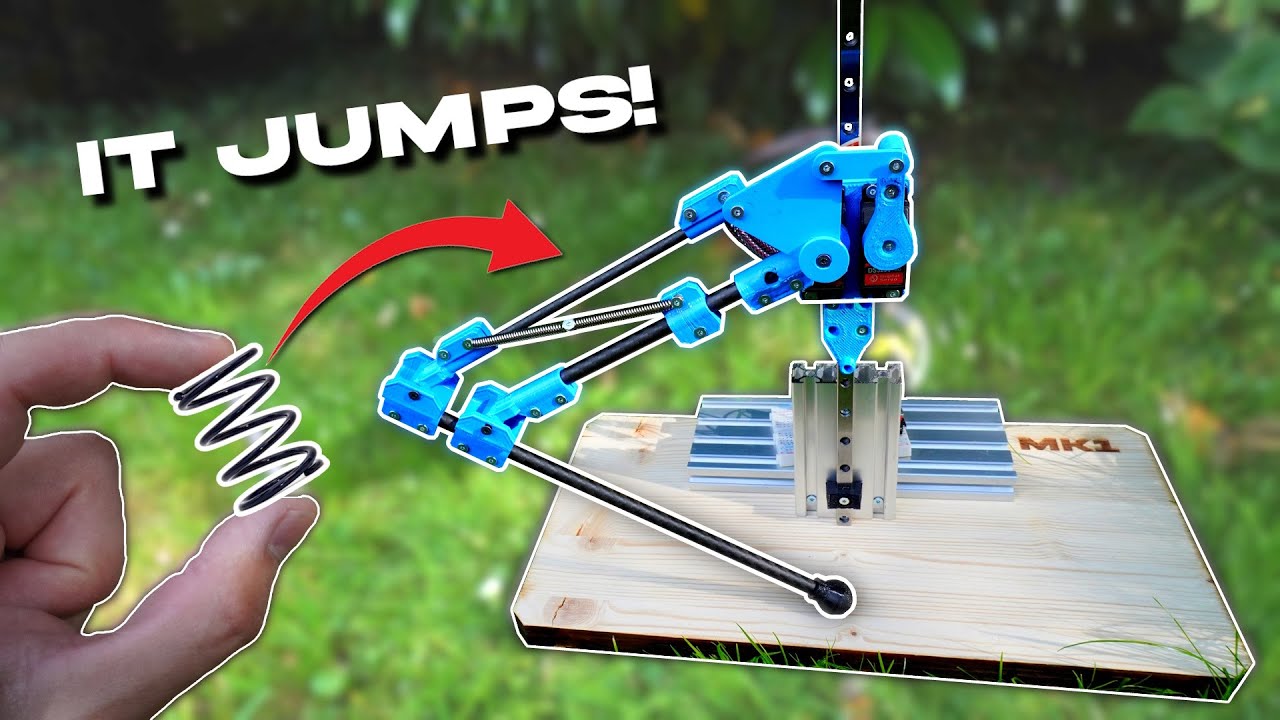 I made my Robot Jump using Springs