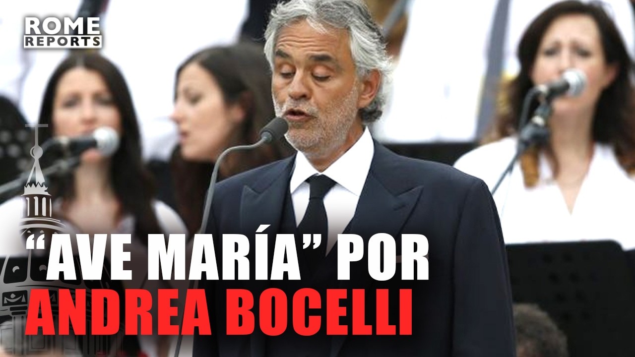 Andrea Bocelli interpreta el “Ave María” de Bach en el Vaticano