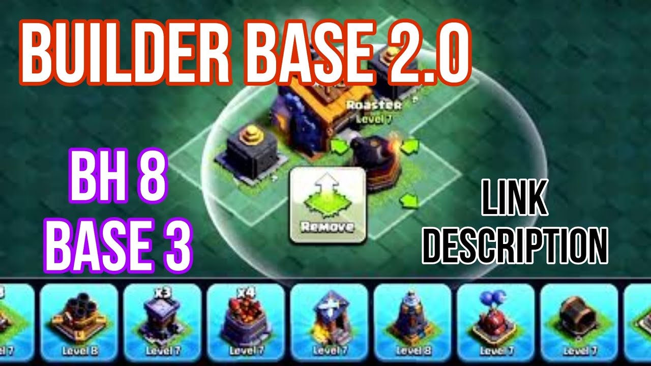 Best BH8 ANTI 3 STAR BASE / BUILDER BASE 2.0 ANTI 3* BASE (With Replay) - Clash of Clans