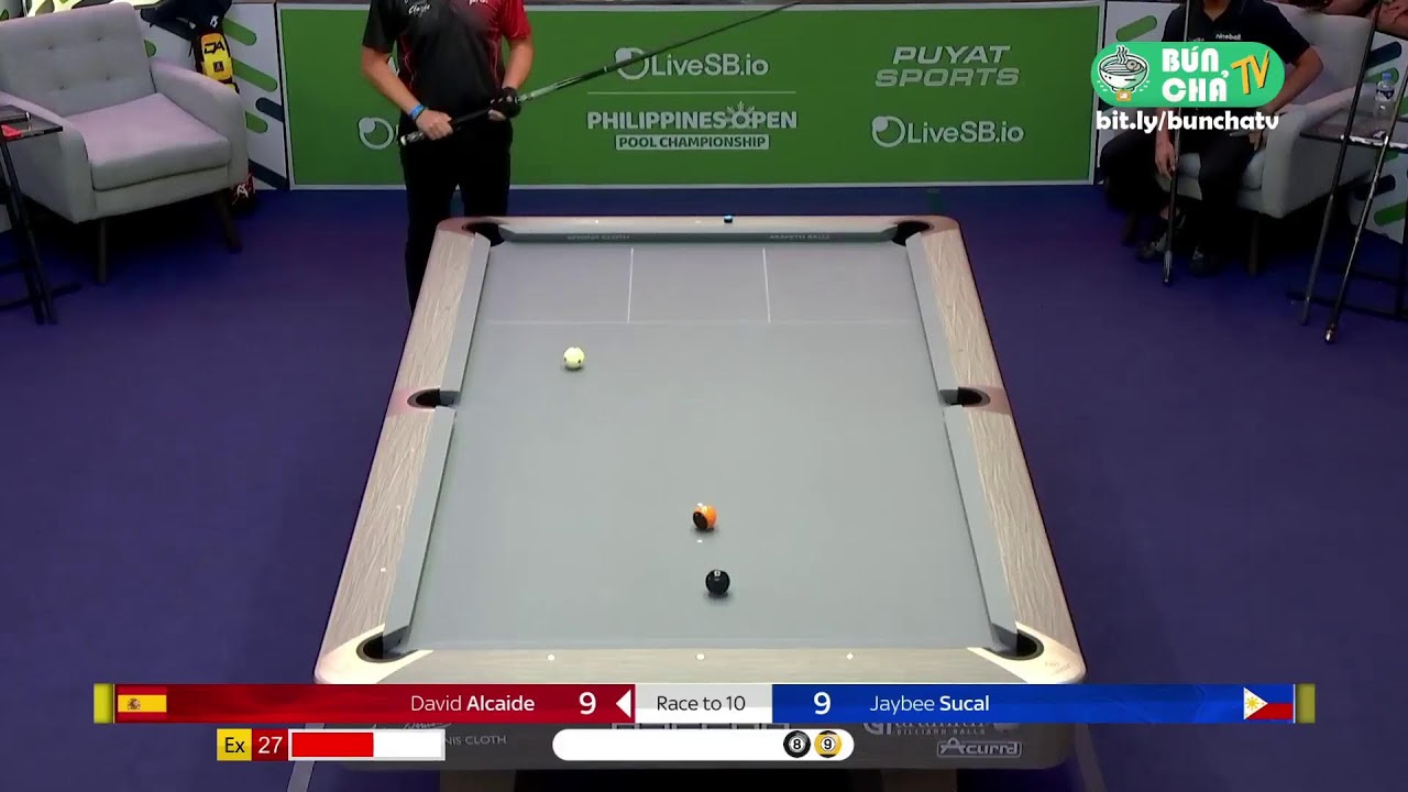 Philippines Open Pool Championship2025 : Jaybee Sucal vs David Alcaide