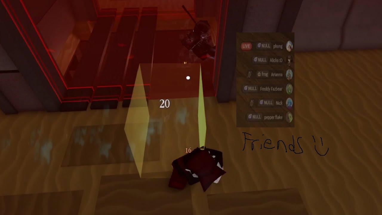 playing guest while I yap with my friends