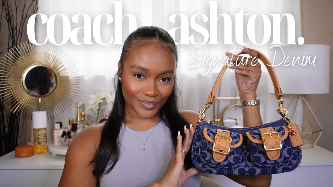 COACH ASHTON IN SIGNATURE DENIM| Unboxing + Review