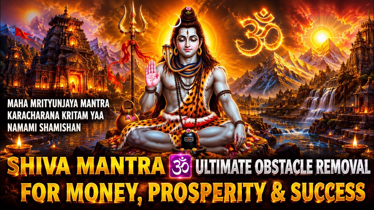 SHIVA MANTRA 🕉️ ULTIMATE OBSTACLE REMOVAL FOR MONEY, PROSPERITY & SUCCESS | MAHASHIVRATRI 2026