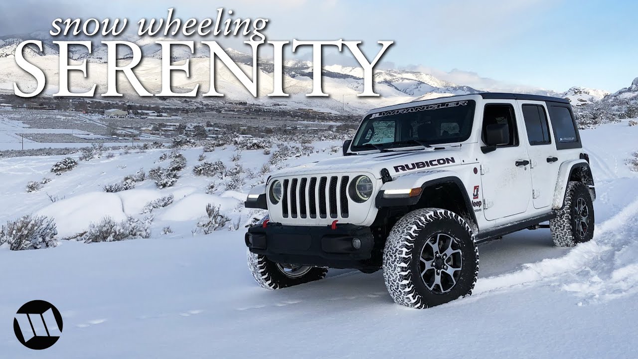 Jeep JL Wrangler Rubicon Off Road in the Snow : SERENITY