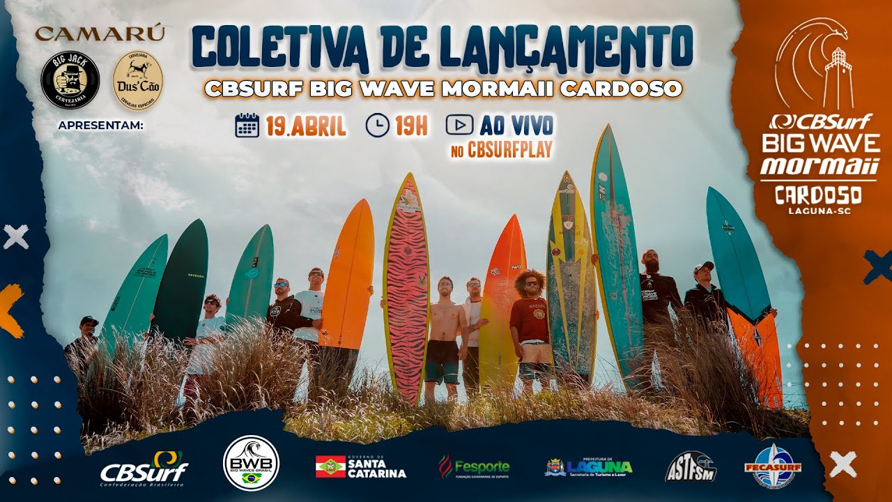 AO VIVO - Coletiva de Lan&ccedil;amento do CBSURF BIG WAVE MORMAII 2024