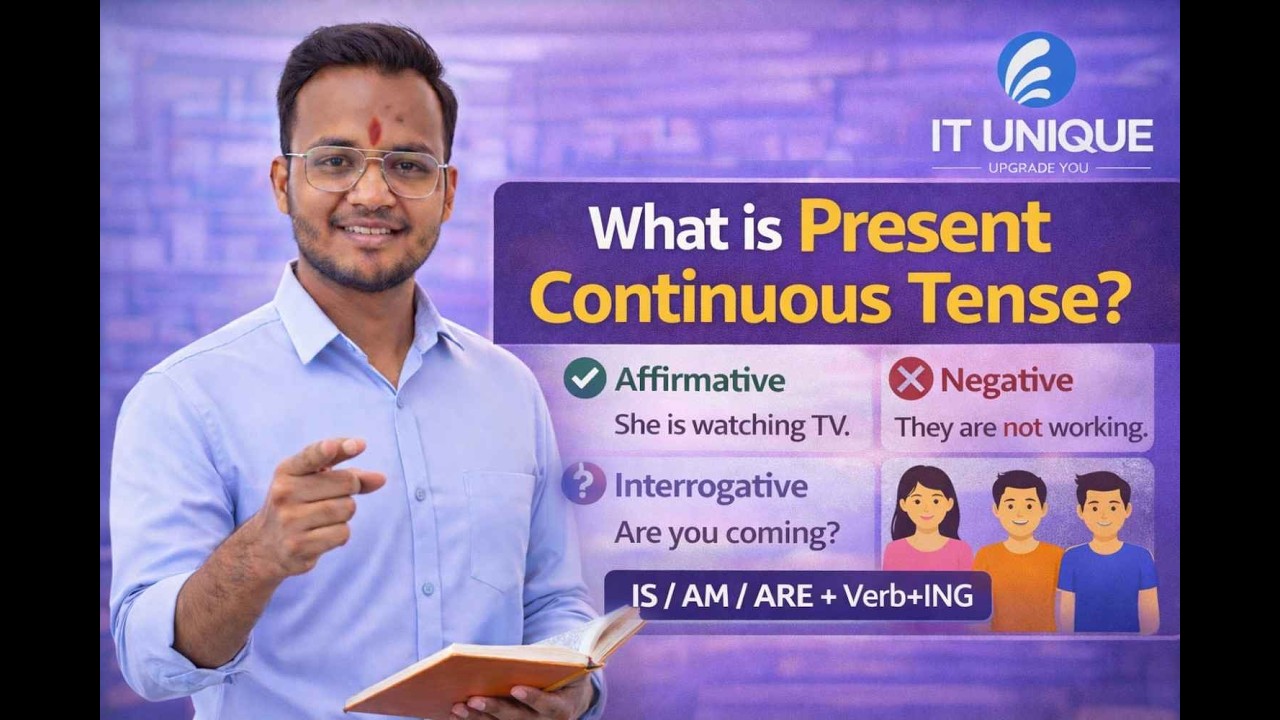 Present Continuous Tense का पूरा Concept | Spoken English Class