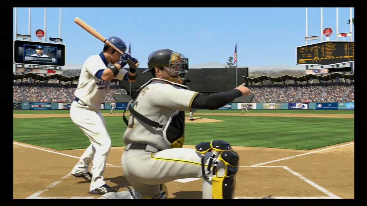 MLB 12 The Show Dodgers vs Pirates