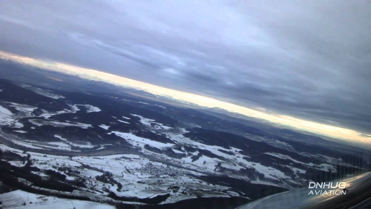 A320 Cockpit Winter Landing : LONG VERSION
