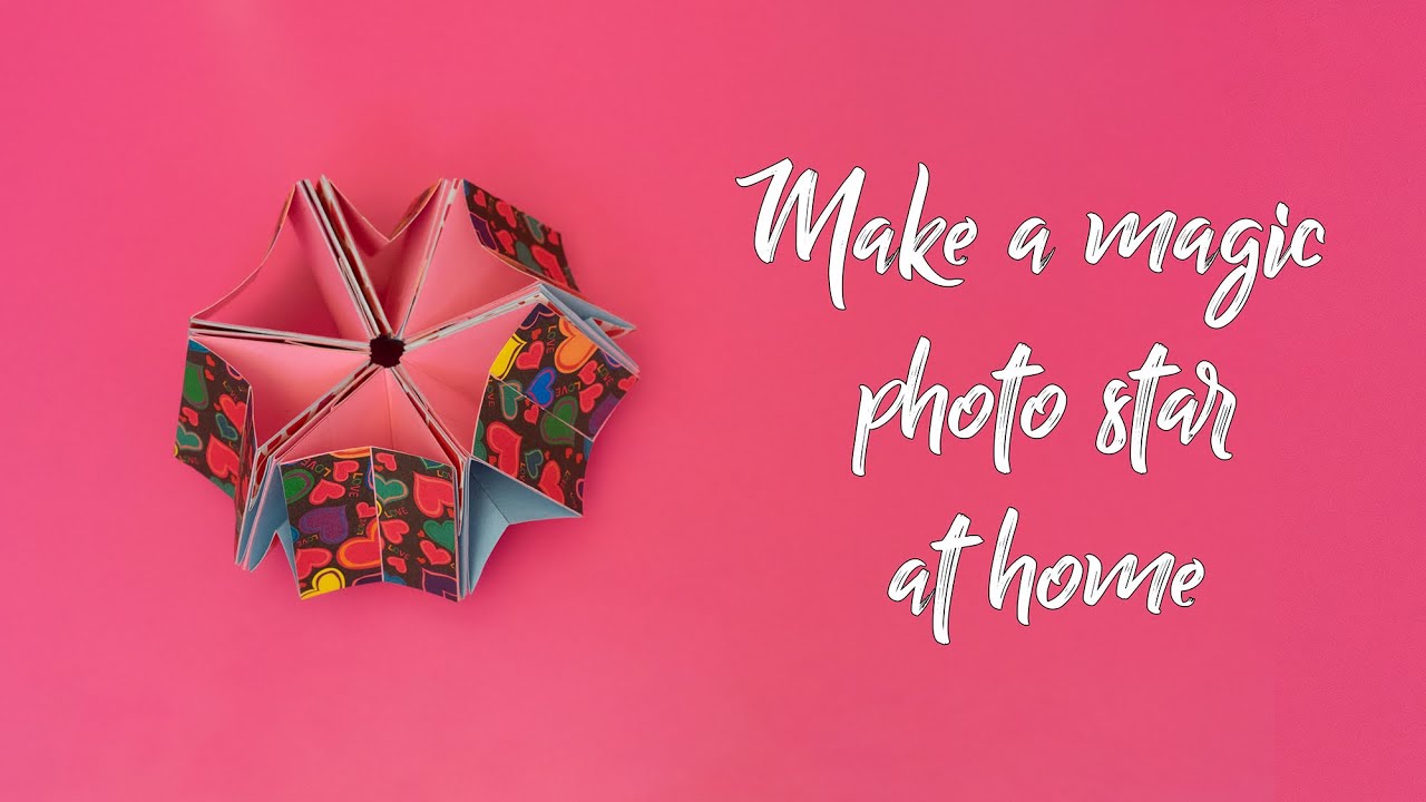 magic photo cube | magic photo cube with paper | Tutorial  Photo Cube Rotating Star | DIY Gift Idea