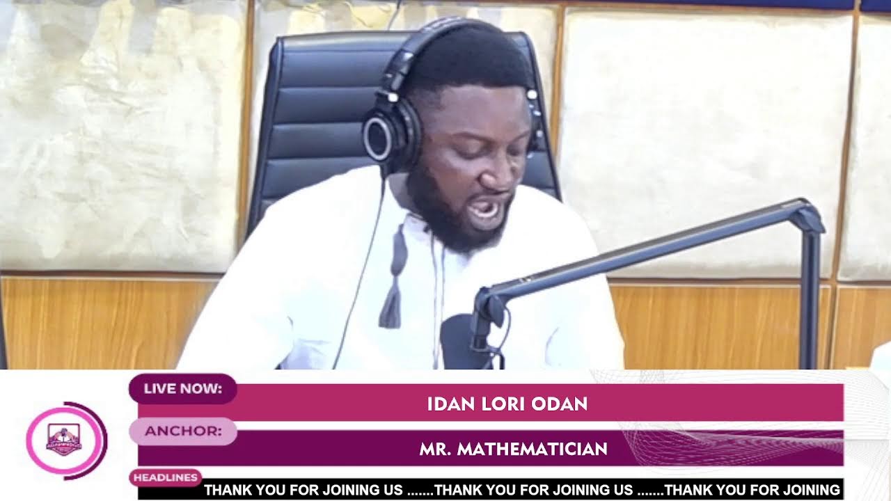 IDAN LORI ODAN PELU MR. MATHEMATICIAN