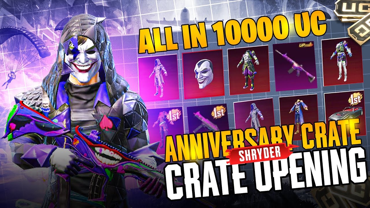 ANNIVERSARY CRATE OPENING I FOOL SET M416 FOOL I 10.000 UC I PUBG MOBILE