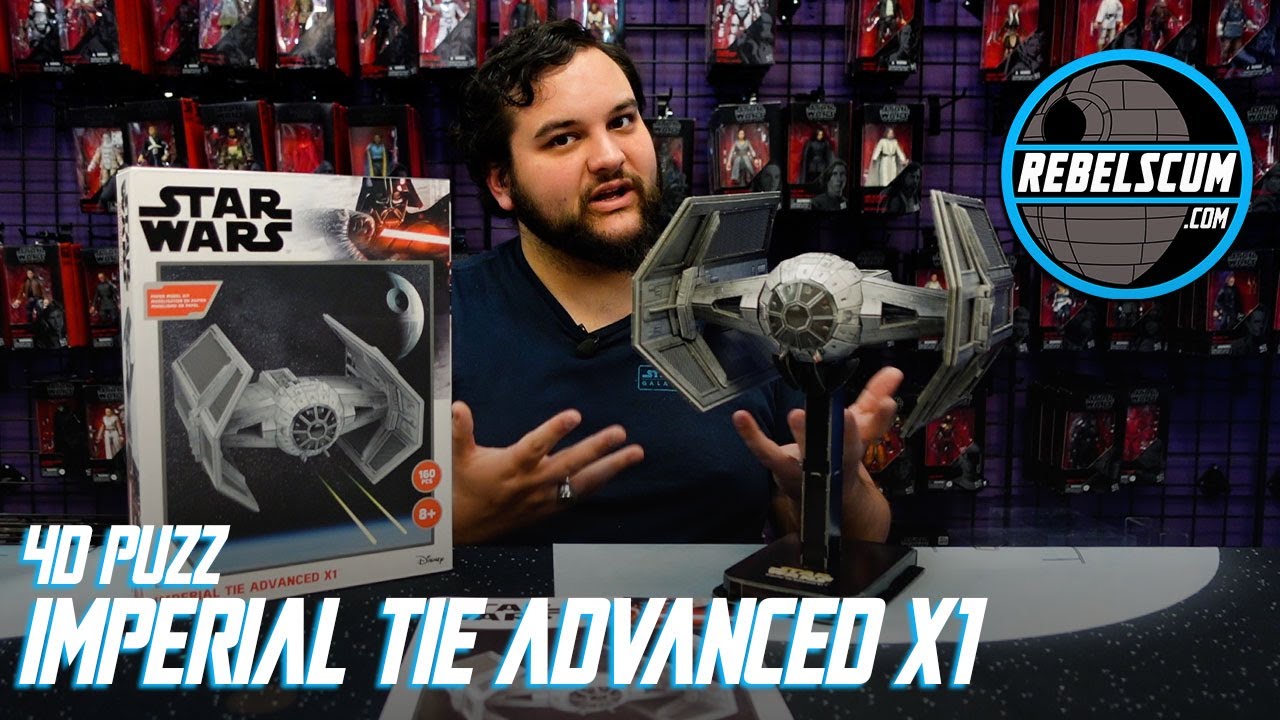 Star Wars 4D Puzz Imperial TIE Advanced X1 Review