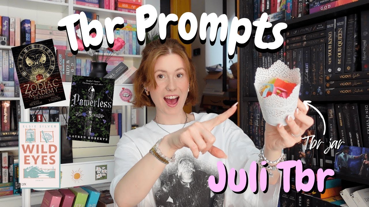 Tbr prompts suchen meine Bücher aus!🎀 | alle Bücher die ich im Juli lesen werden