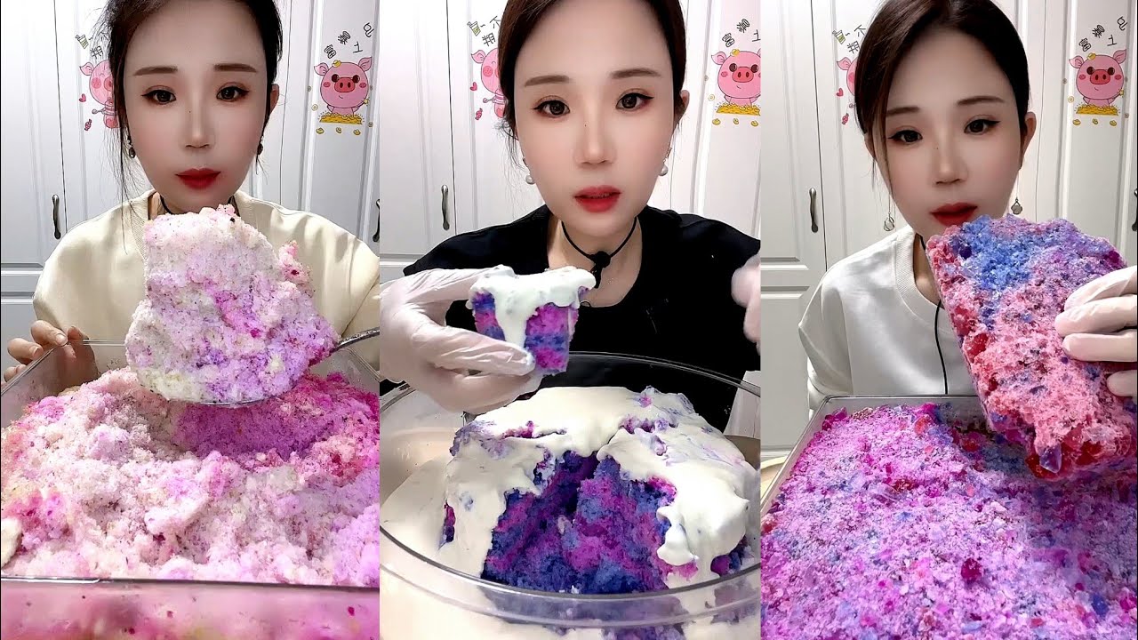 ASMR SHAVED ICE EATING YY