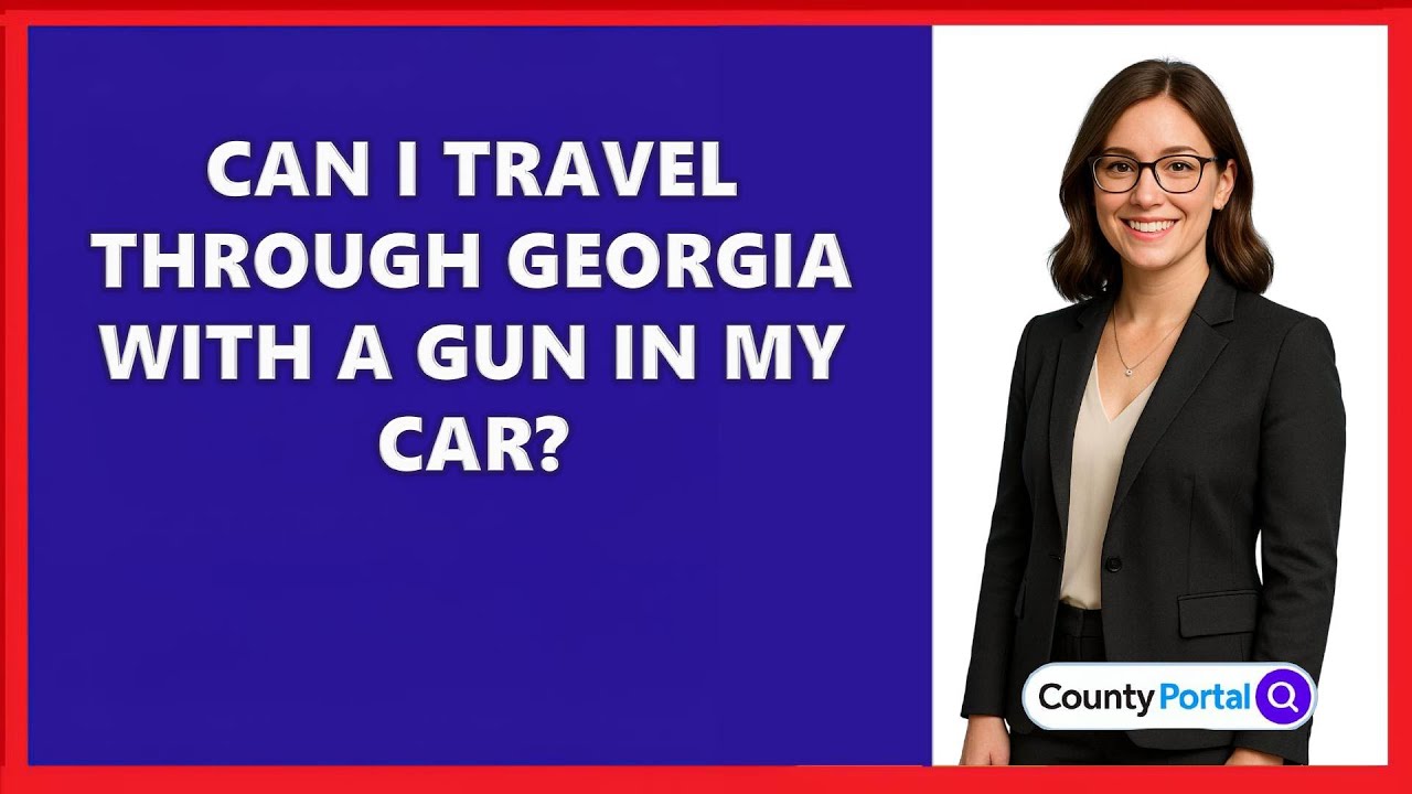 Can I Travel Through Georgia With A Gun In My Car?