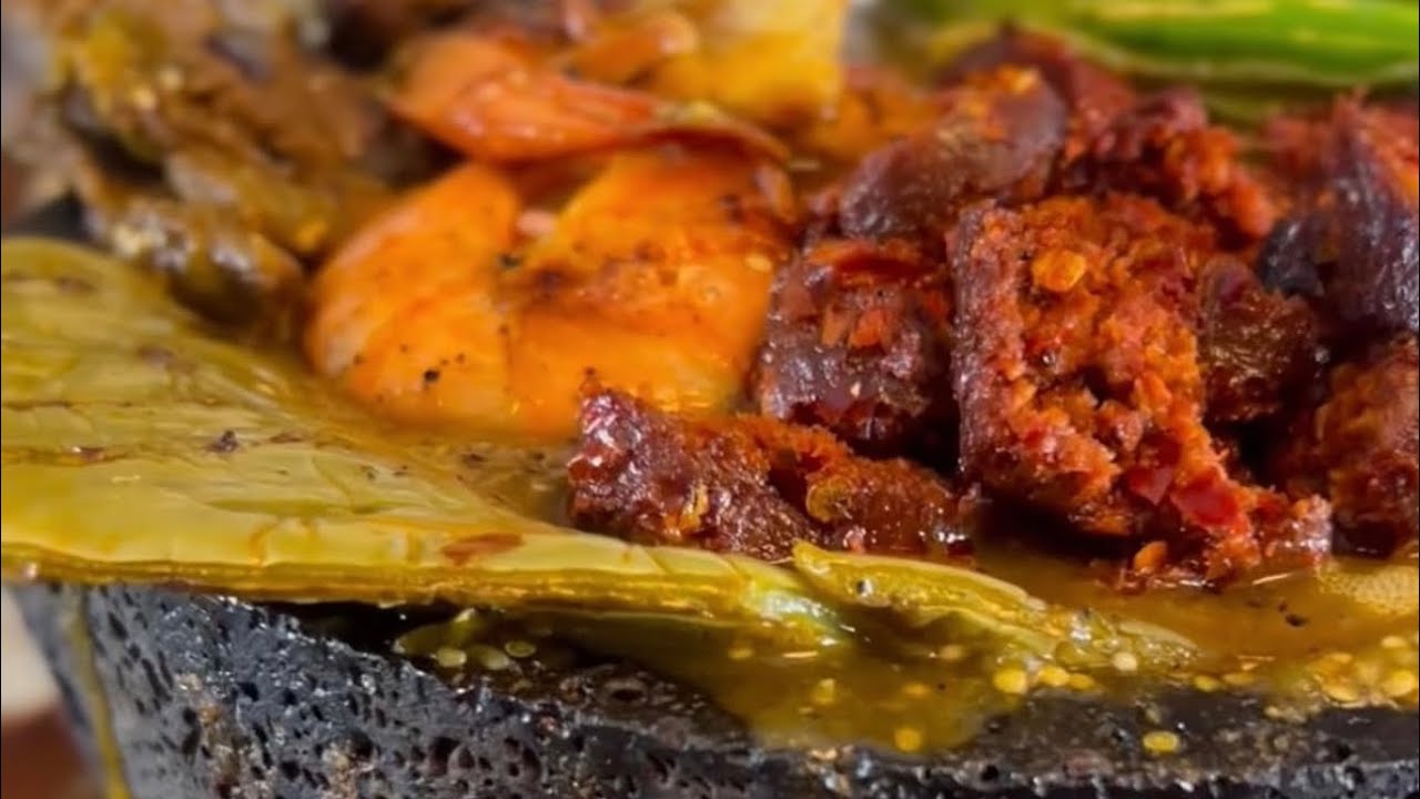 Molcajete Mar y tierra. Riquísimo y muy fácil de preparar