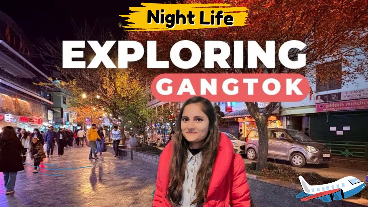 Mg road (Gangtok) at night💕| Sikkim| Nightlife of Gangtok| Gangtok Mall road| Gangtok Local Market|