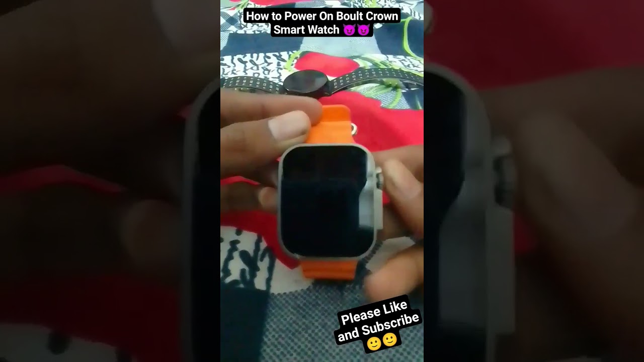 How to Power On Boult Crown Smart Watch 😈#shortshorts #trendingshorts #viral #youtubeshorts