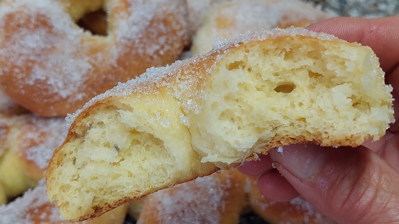 Ciambelle al forno con patate lesse tipo graffe