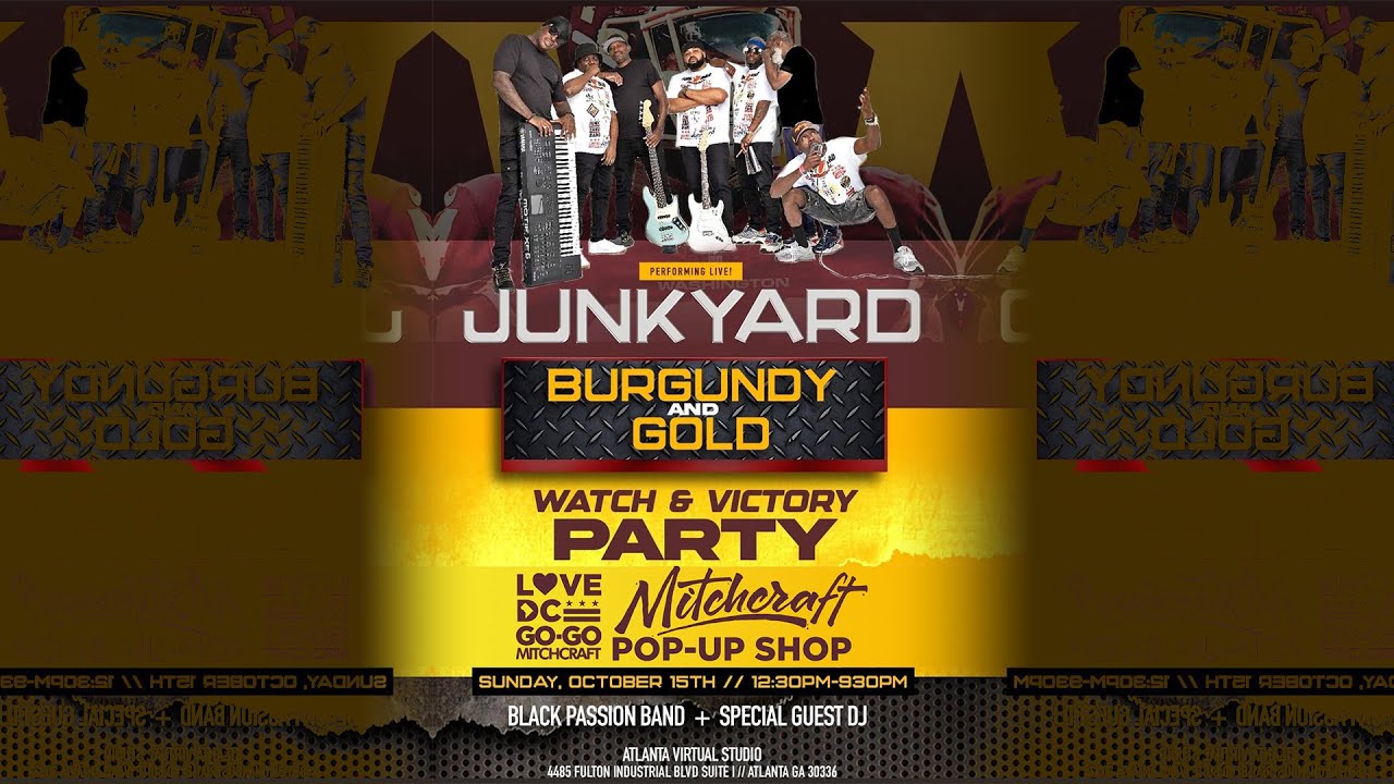 Junkyard Band Ignites Atlanta Virtual Studios 🎶 | DC ATL Takeover Victory Party  vs Falcons 10/15/23