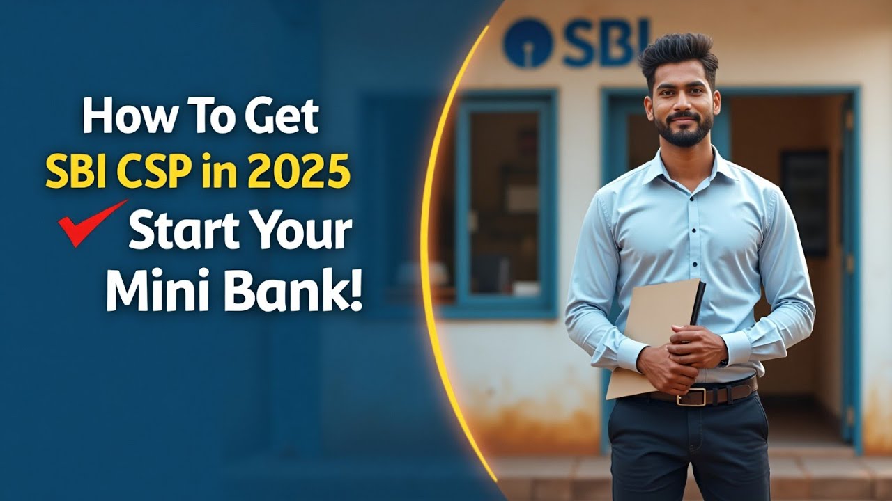 How to Get SBI CSP in 2025 | Start Your Own SBI Mini Bank in 2025 |  #sbicsp #sbicspnewupdate