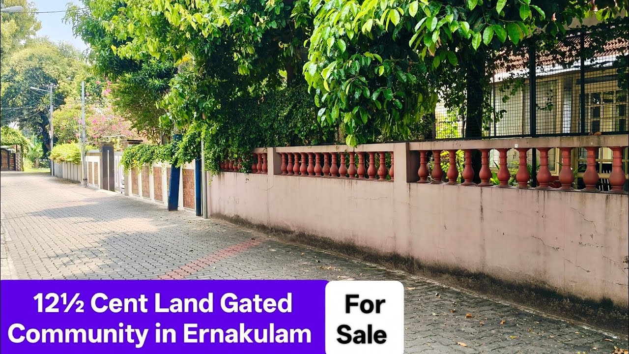 Gated community in 12.5 സെന്റ് Plot എറണാകുളംPrime location. #video #timeproperties