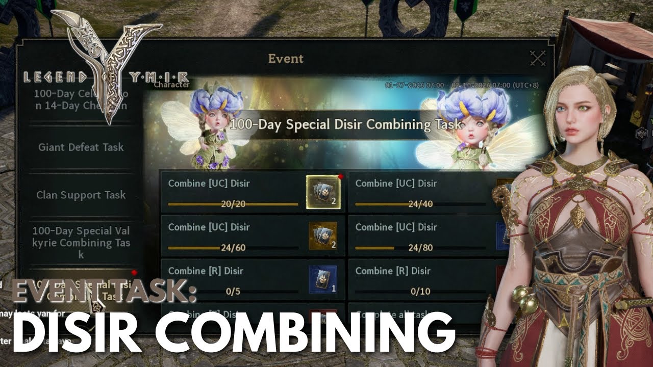 disir combining event task! | Legend of Ymir