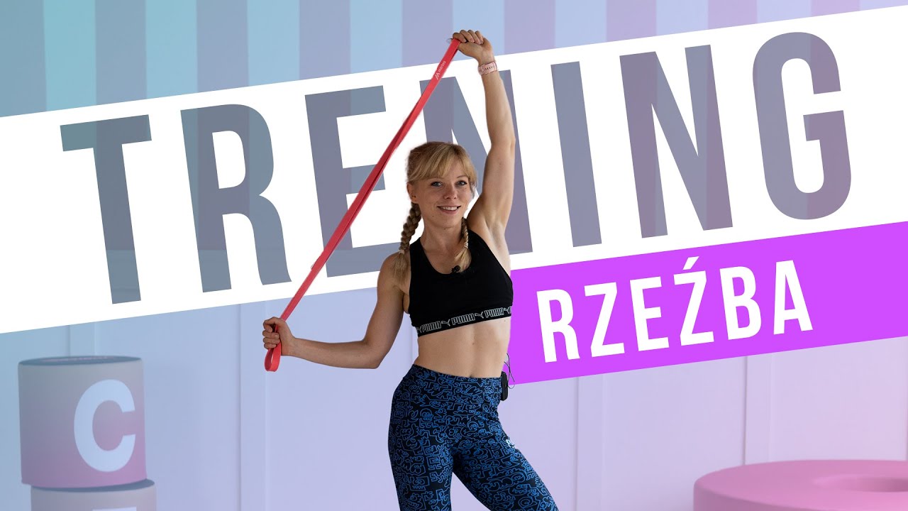 TRENING RZEŹBA Z GUMĄ POWERBAND | CAŁE CIAŁO | Codziennie Fit