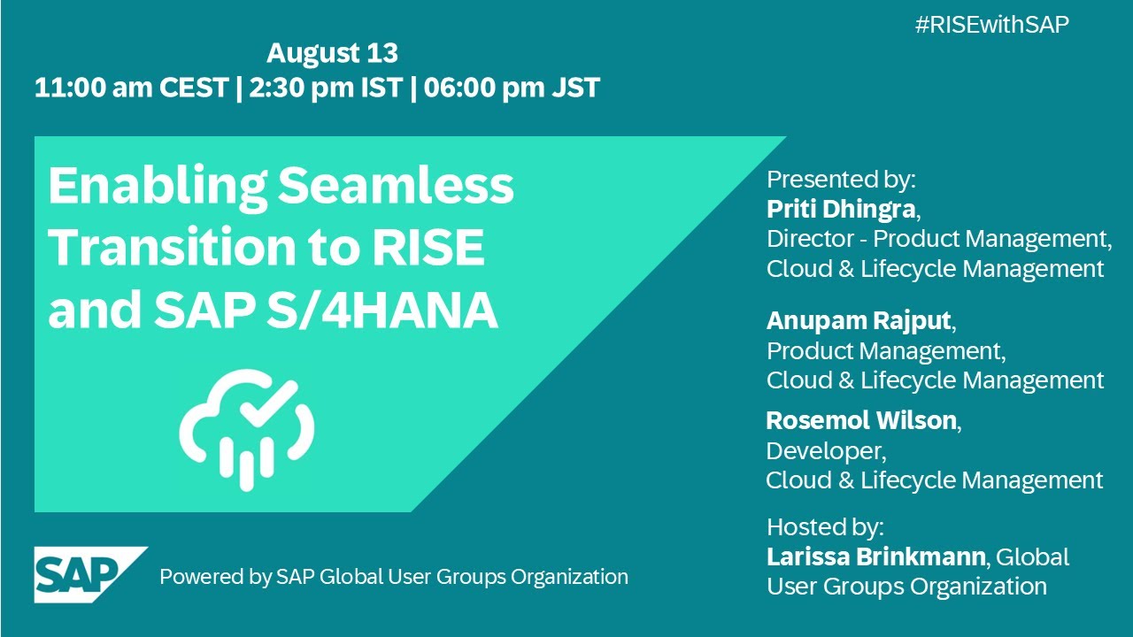 Maintenace Planner: Enabling Seamless  Transition to RISE and SAP S/4HANA