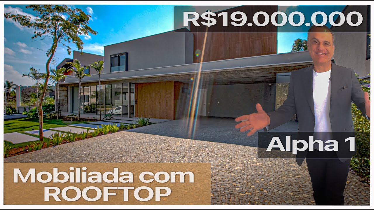Uma Das únicas Casas Com Rooftop em Alphaville! | R$19.000.000,00