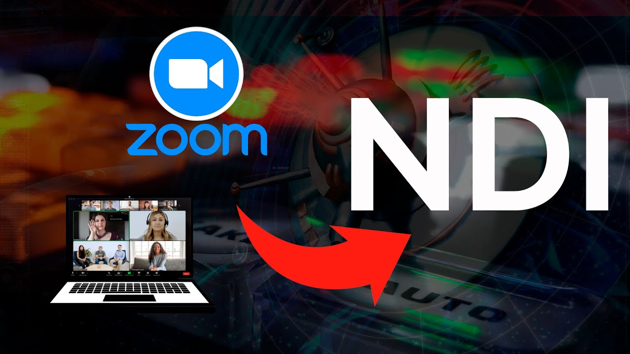 Como obtener Señal NDI de Zoom