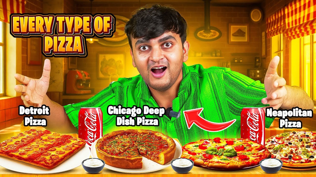 Spending Rs10,000 on EVERY TYPE OF PIZZA