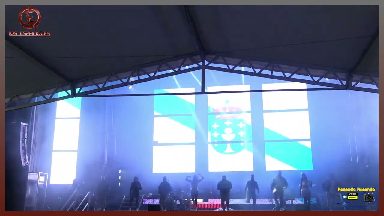 ORQUESTA  LOS ESPAÑOLES ( Cantan. Presentacion 2º pase,) Fiesta de Sancova #rosendorosendo2024