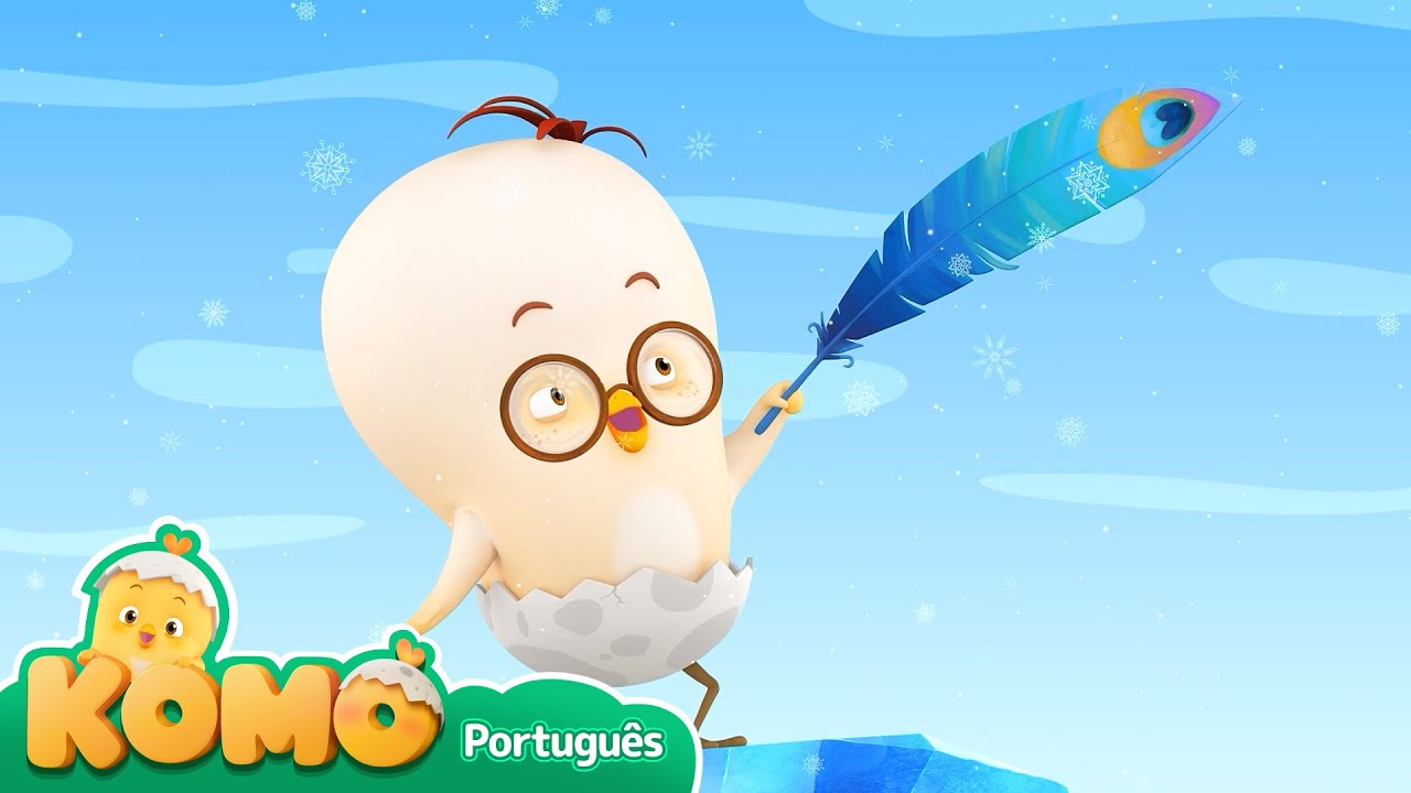 A história da pena mágica. + Mais episódios | 3 episódios | Komo, O Pintinho Carinhoso - Animação