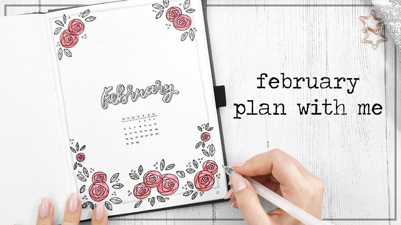 PLAN WITH ME || February 2018 || Bullet Journal Setup
