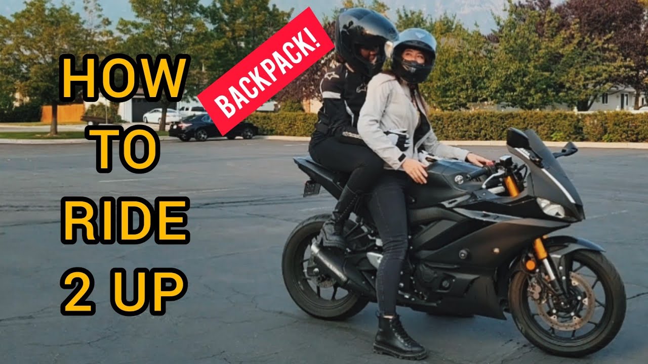 как ездить на мотоцикле в 2 раза быстрее! рюкзак на R3