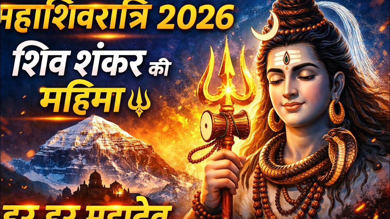 महाशिवरात्रि स्पेशल भजन 2026 🙏 | शिव शंकर की महिमा अपरंपार | Nonstop Shiv Bhajan | Har Har Mahadev