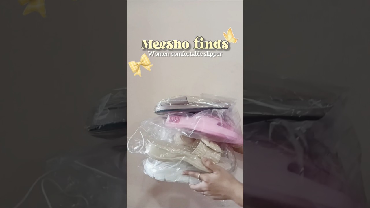 women slippers from @Meesho #meesho #meeshofinds #slippers #comfort #meeshohaul #viral