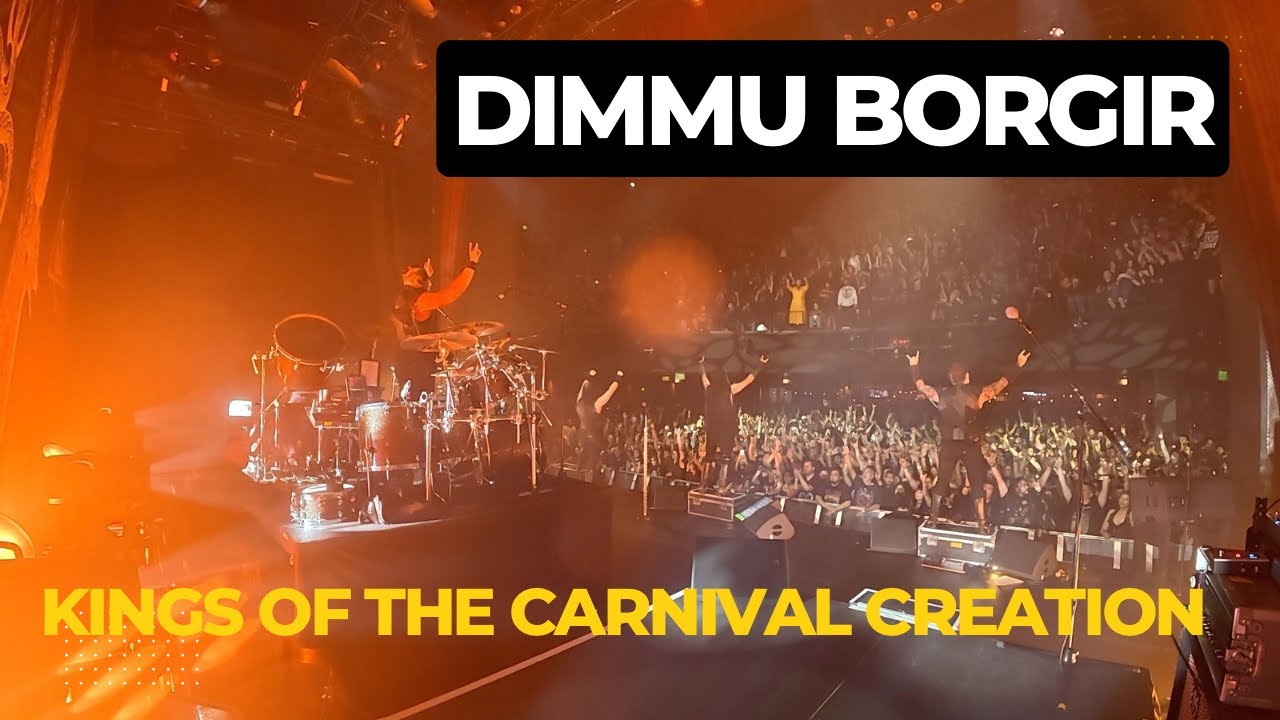 DIMMU BORGIR &ndash; Kings of the Carnival Creation | LIVE DRUMCAM | Los Angeles, The Novo 2026