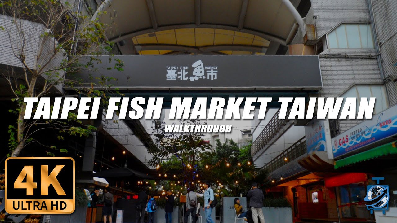 Seafood galore in Taipei Fish Market!