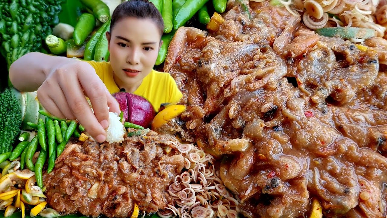 ส้มปลาน้อย(ส้มปลาจ่อม)เครื่องเน้นๆกับพริกสดผักสดเเซ่บคักจ้า|ส้มซ่าพาเเซ่บ 19 พฤศจิกายน ค.ศ. 2022