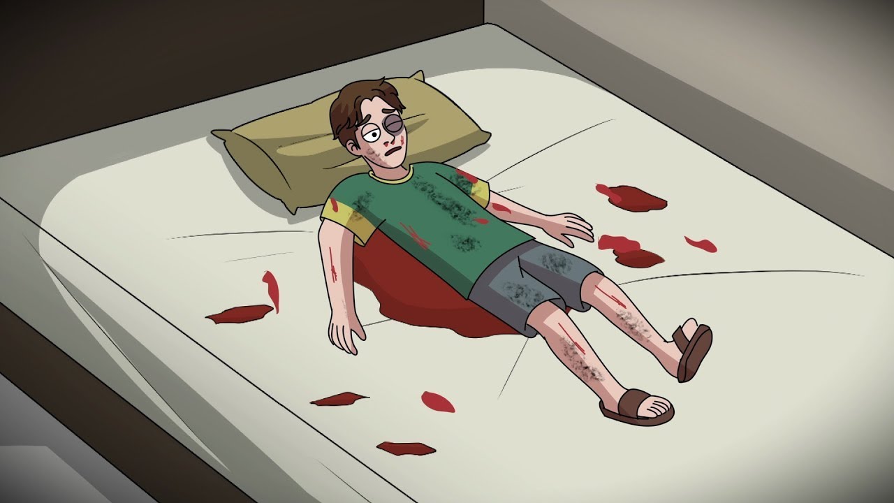 قصص انميشن حقيقية ومرعب !! المختل المرعب !!