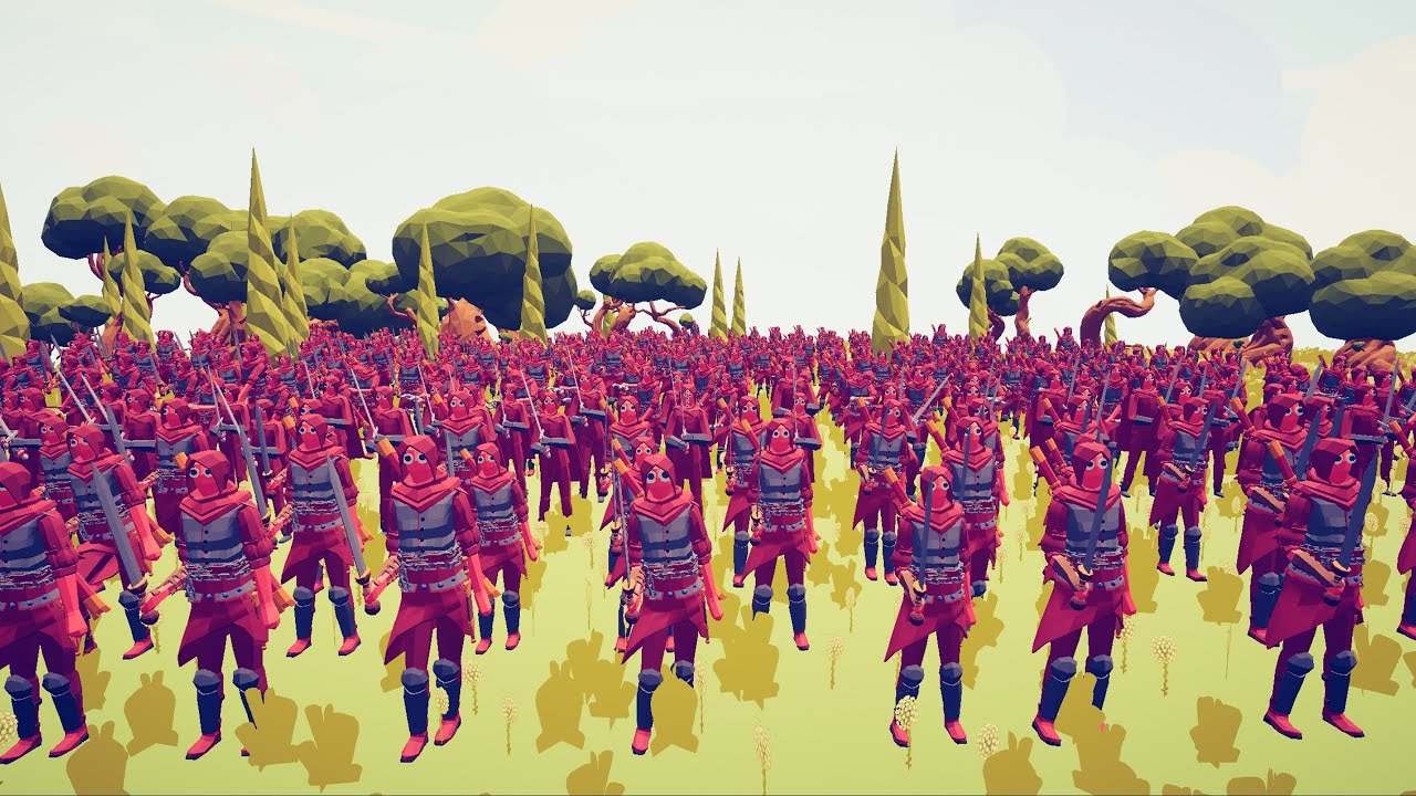 CAN 200x BANDIT CAPTURE MEDIEVAL VILLAGE? - Totally Accurate Battle Simulator TABS